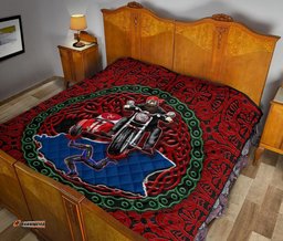 isle of man tourist trophy races premium quilt sidecar special version