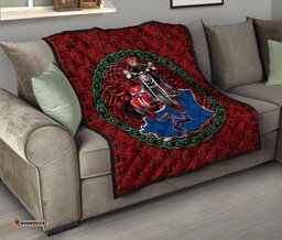 isle of man tourist trophy races premium quilt sidecar special version