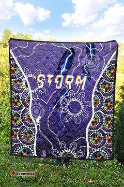 melbourne storm premium quilt indigenous