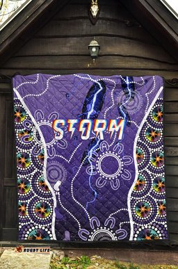 melbourne storm premium quilt indigenous