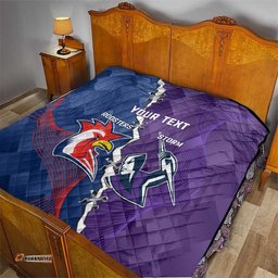 custom nrl storm and roosters rugby 2024 quilt go champions dynamic version