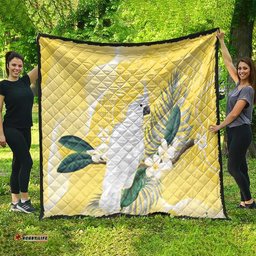 australia cacatua galerita quilt sulphur crested cockatoo aboriginal art
