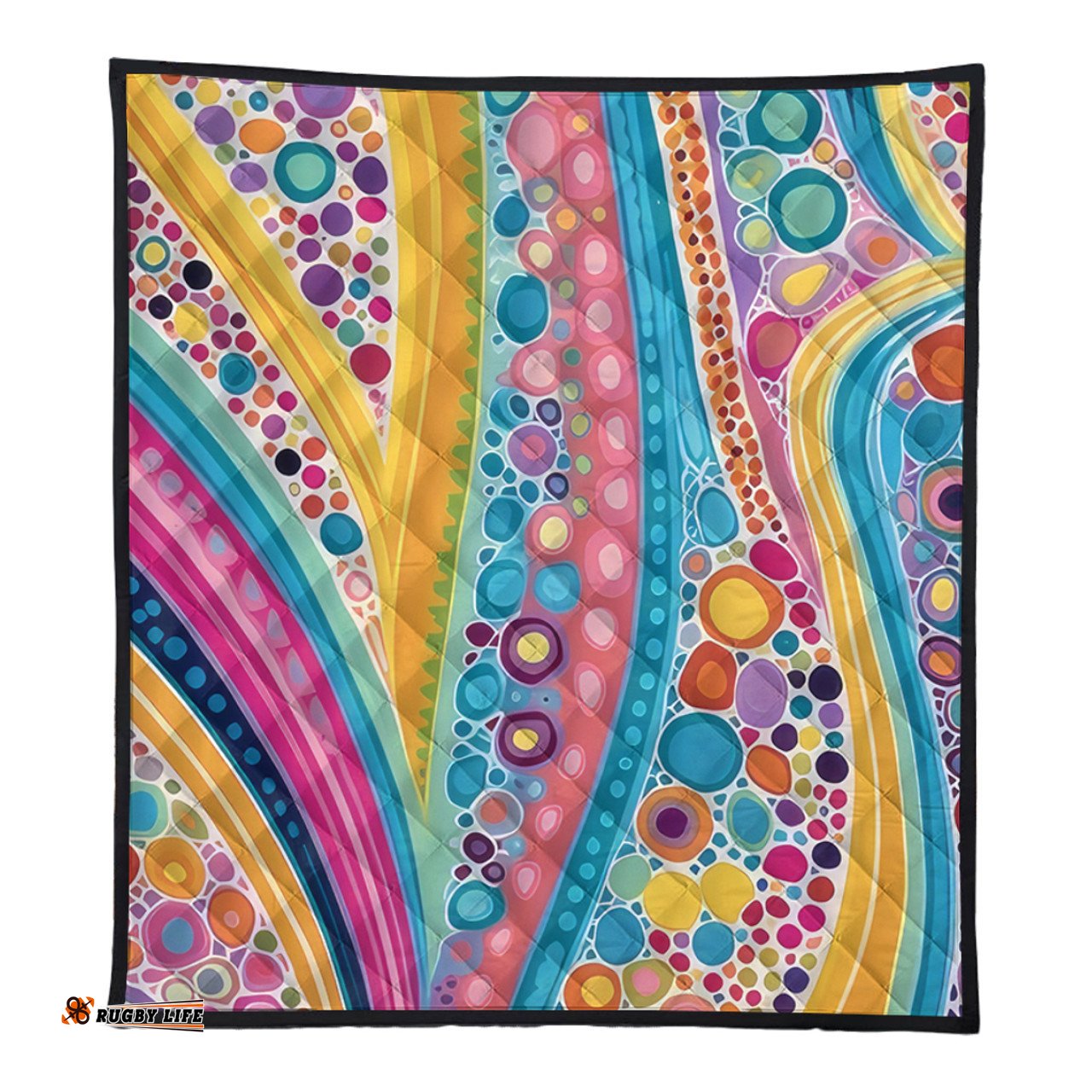 Australia Aboriginal Quilt - Aboriginal Colourful Dots Inspired Quilt