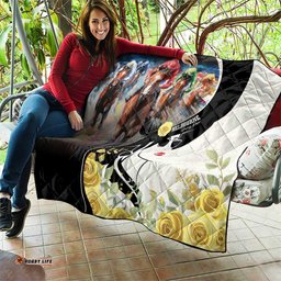 melbourne horse racing quilt derby day