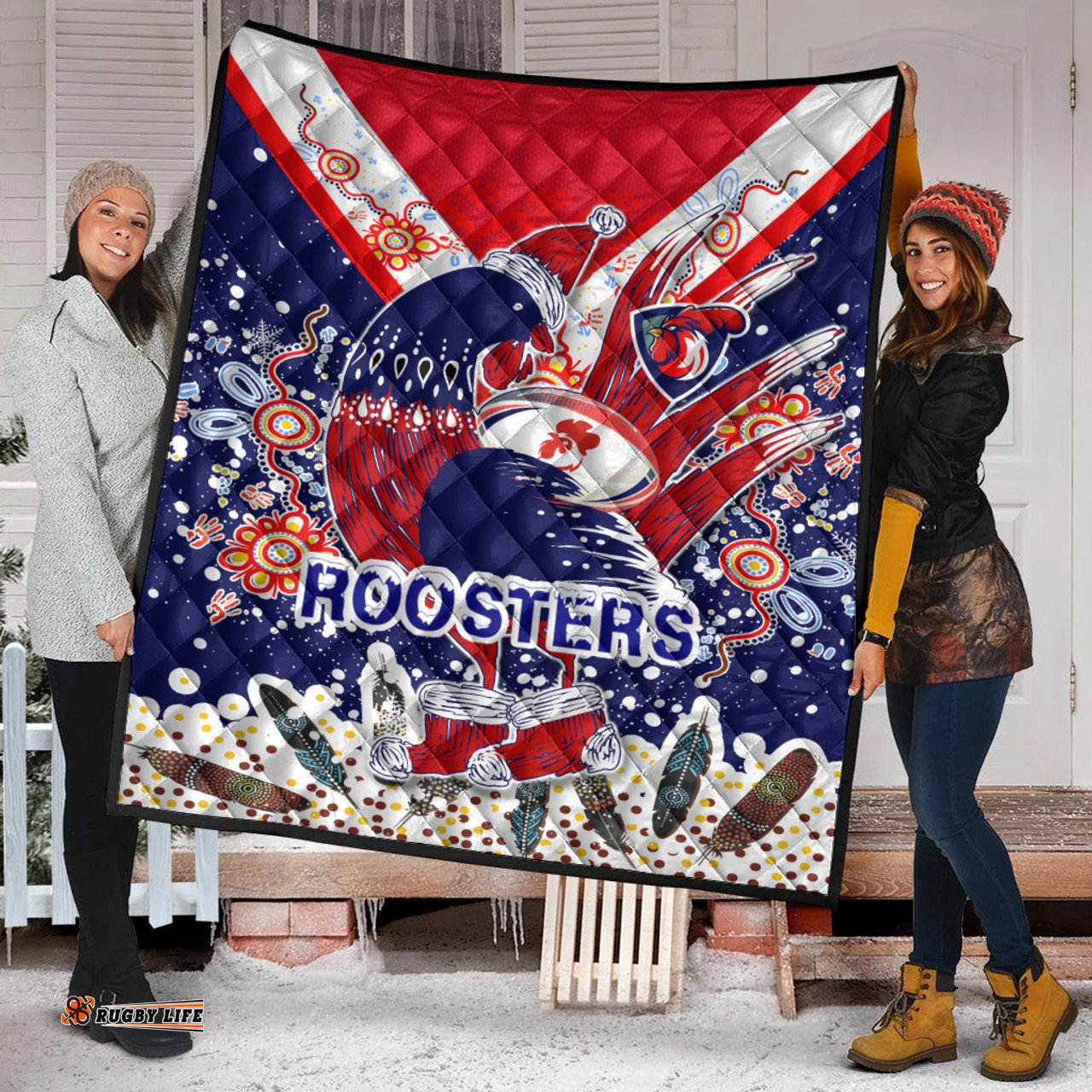 Australia Sydney Christmas Quilt - Custom Merry Christmas Sydney Indigenous Christmas Quilt