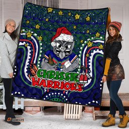 New Zealand Warriors Christmas Custom Quilt - Christmas Knit Patterns Vintage Jersey Ugly Quilt