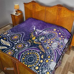 personalised storm rugby aboriginal quilt 2024 go storms