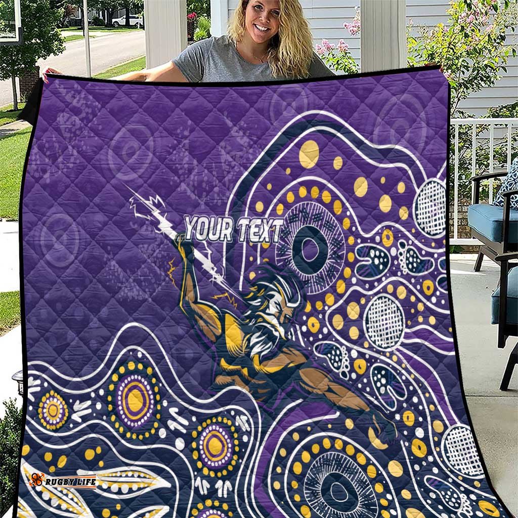 personalised storm rugby aboriginal quilt 2024 go storms