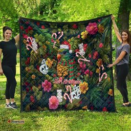 meri kirihimete kakapo santa quilt merry christmas with tropical vibe
