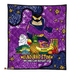 Melbourne Storm Custom Quilt - Australian Big Things Quilt