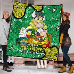 Canberra Raiders Custom Quilt - Australian Big Things Quilt