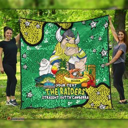 Canberra Raiders Custom Quilt - Australian Big Things Quilt