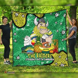 Canberra Raiders Custom Quilt - Australian Big Things Quilt