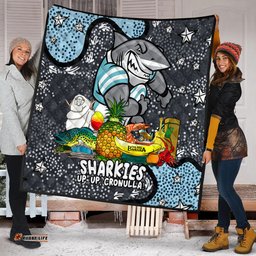 Cronulla-Sutherland Sharks Custom Quilt - Australian Big Things Quilt