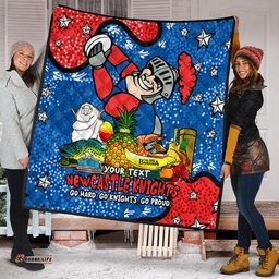 Newcastle Knights Custom Quilt - Australian Big Things Quilt