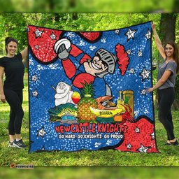 Newcastle Knights Custom Quilt - Australian Big Things Quilt