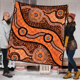 Australia Aboriginal Quilt - Australian Aboriginal Background
 Quilt