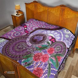 personalised australia naidoc 2024 quilt keep the fire burning hakea flowers