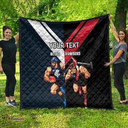 custom blues and bombers football quilt 2024 together sporty