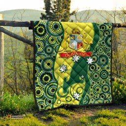 cricket premium quilt australian cricket aboriginal dot patterns