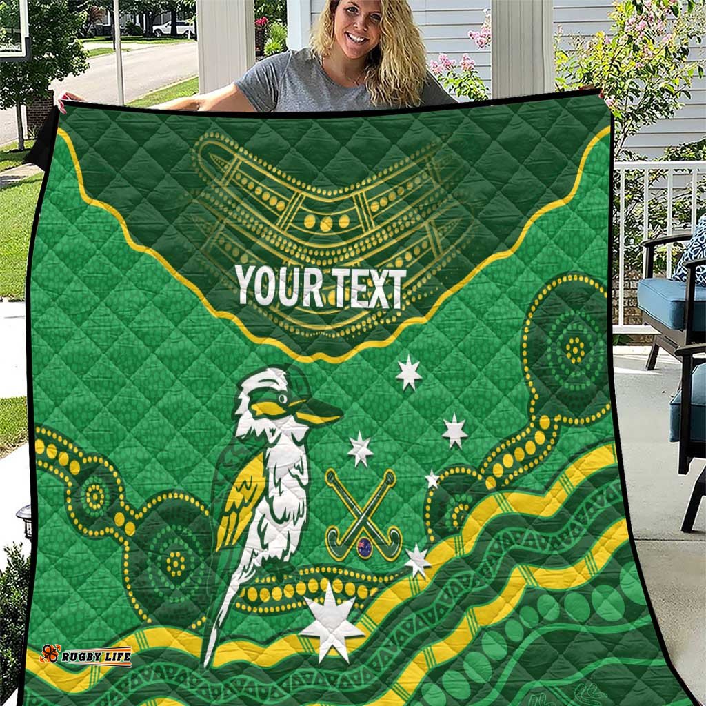 custom australia kookaburras quilt indigenous art