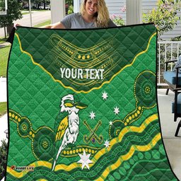 custom australia kookaburras quilt indigenous art