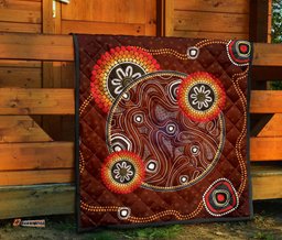 premium quilts aboriginal dot painting quilts ver12