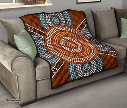 premium quilts aboriginal dot painting quilts ver05