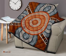 premium quilts aboriginal dot painting quilts ver05