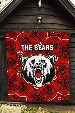 north sydney premium quilt the bears indigenous