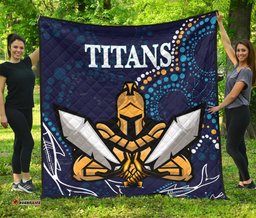 gold coast premium quilt titans gladiator indigenous