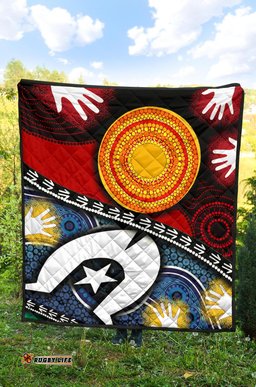premium quilt australian naidoc aboriginal and torres strait islands flags