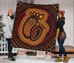 aboriginal premium quilt aboriginal footprint