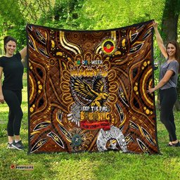 hawthorn hawks naidoc week 2024 quilt mascot football