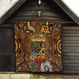 hawthorn hawks naidoc week 2024 quilt mascot football