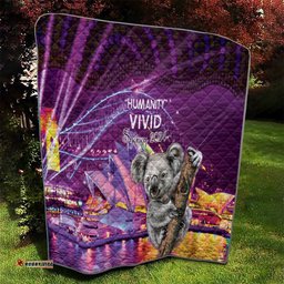 vivid sydney australia quilt humanity aussie koala fanciful light