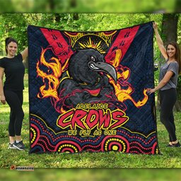 Amazing Aussie Adelaide Crows Ripped Legacy Of The Game Quilt