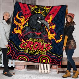 Amazing Aussie Adelaide Crows Ripped Legacy Of The Game Quilt