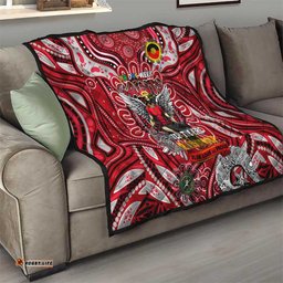 st kilda saints naidoc week 2024 quilt mascot football