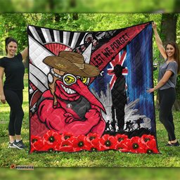Amazing Aussie Essendon Anzac Day Honor United In Spirit Quilt