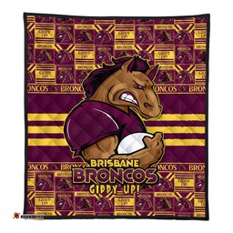 Amazing Aussie Brisbane Broncos Champion���s Pride Comic Style Quilt