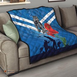 custom bulldogs rugby anzac quilt the military soldiers with aboriginal style
