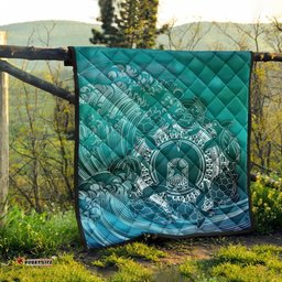 aboriginal premium quilt torres strait islands in wave