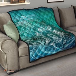 aboriginal premium quilt torres strait islands in wave