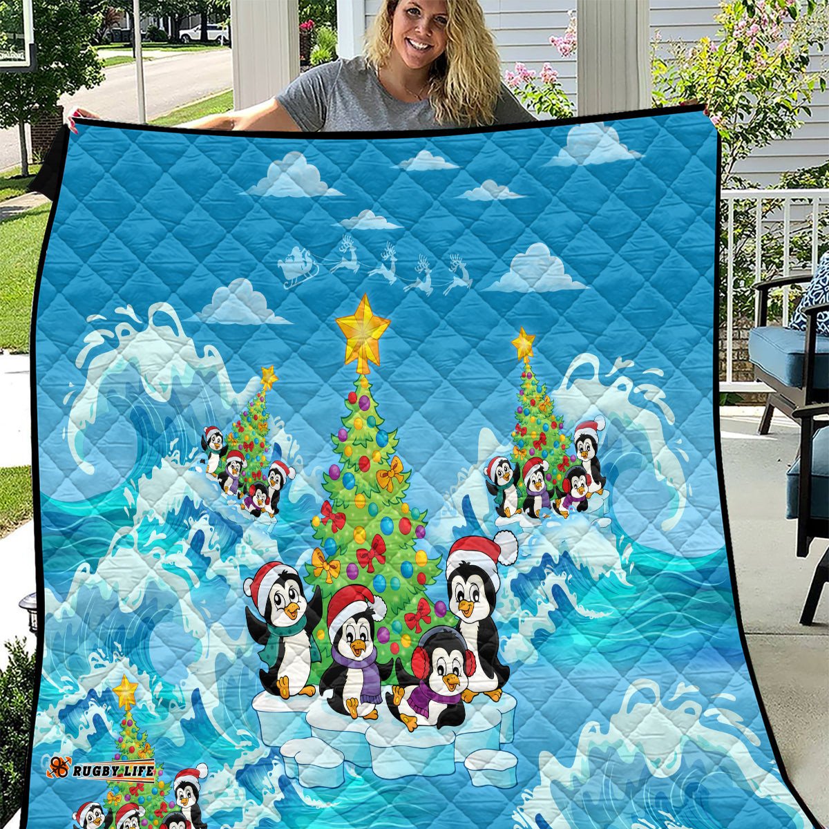 its penguin ing to look a lot like christmas quilt