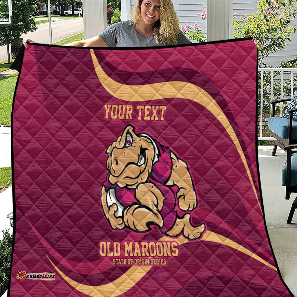 custom qld maroons cane toad quilt queensland origin no2