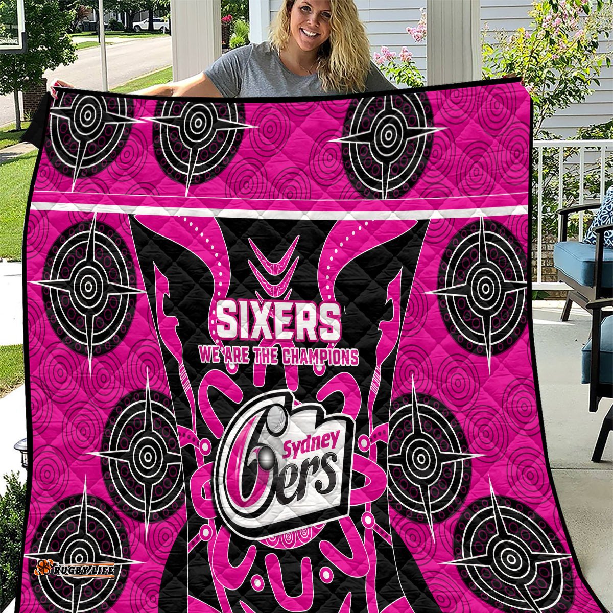 sydney sixers quilt we are the champions aboriginal art