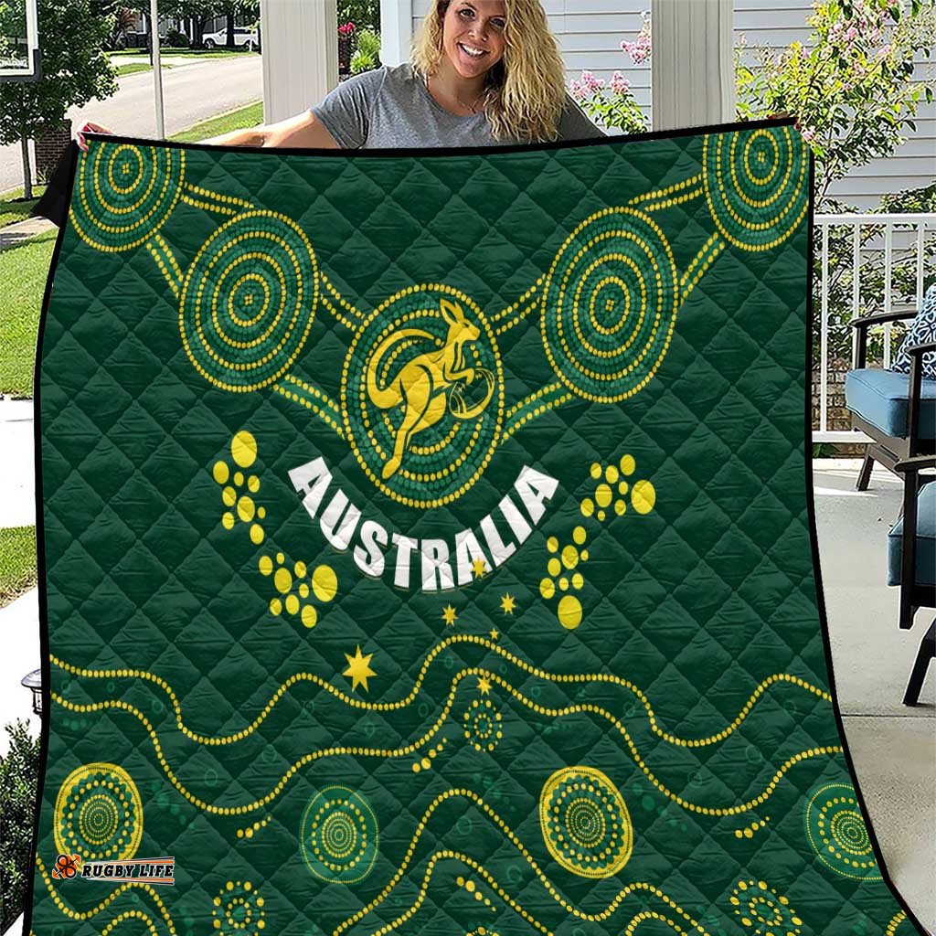 australia 2024 rugby quilt go wallabies