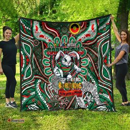 naidoc week 2024 rabbitohs quilt mascot rugby