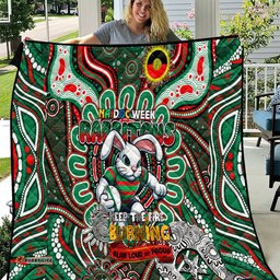 naidoc week 2024 rabbitohs quilt mascot rugby